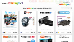 Website van de dag: Aanbiedingen.nl Aanbiedingen.nl screenshot
