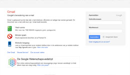 Website van de dag: Gmail.com Gmail.com screenshot